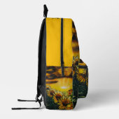 DG-Gemälde Sonnenblumenfelder Bedruckter Rucksack (Links)