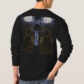 DG Gemälde Stalking Grim Reaper (blau) V3 T-Shirt (Rückseite)