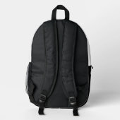 DG-Gemälde Wilde Berge Bedruckter Rucksack (Rückseite)