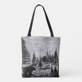 DG-Gemälde Wolf Valley Tasche (Rückseite)