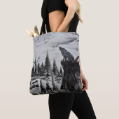 DG-Gemälde Wolf Valley Tasche (Von Nahem)