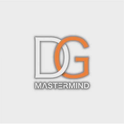DG Mastermind Stickers - Baugrößen Aufkleber (Vorderseite)