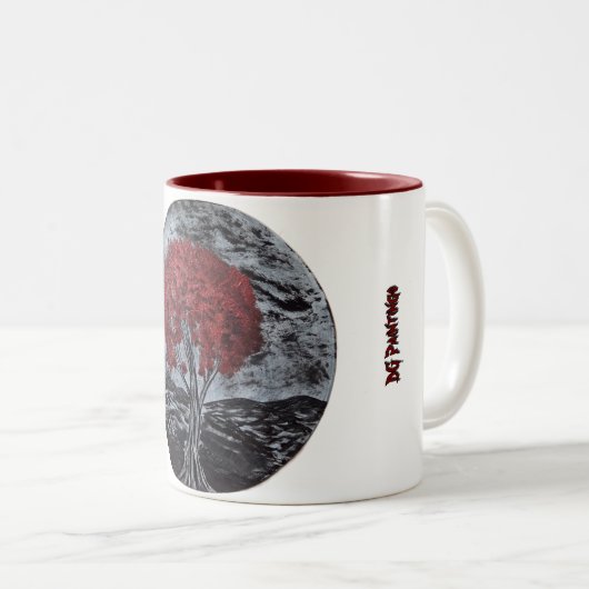 DG Paintings Crimson Leaves Tasse (VorderseiteRechts)