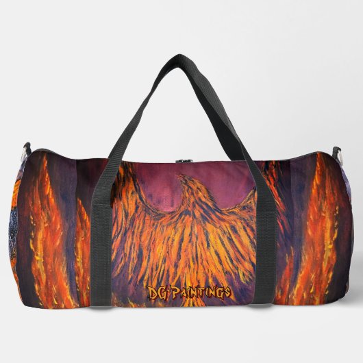 DG Paintings Feuerphoenix Duffle Bag (Vorderseite)