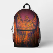DG Paintings Fire Phoenix Rucksack (Vorderseite)