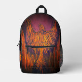 DG Paintings Fire Phoenix Rucksack V2 (Vorderseite)