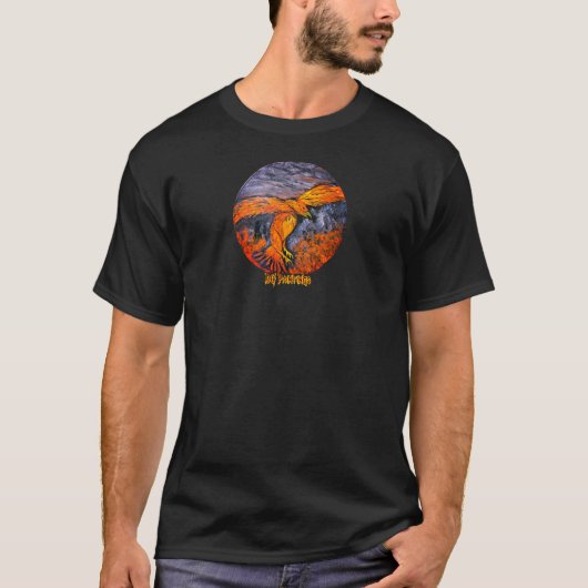 DG Paintings Fire Phoenix ver.4 T-Shirt (Vorderseite)