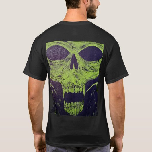DG Paintings Grim Sensenmann Skull TShirt (Rückseite)
