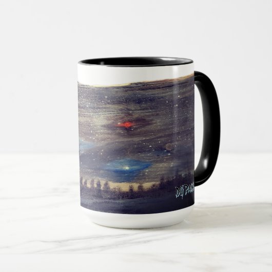 DG Paintings Kosmischer Wald  Tasse (VorderseiteRechts)