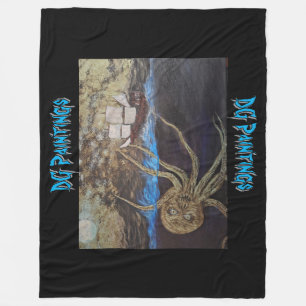 DG Paintings Kraken Fleece-Decke Fleecedecke