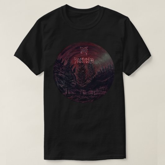 DG Paintings Marooner Wald T-Shirt (Design vorne)