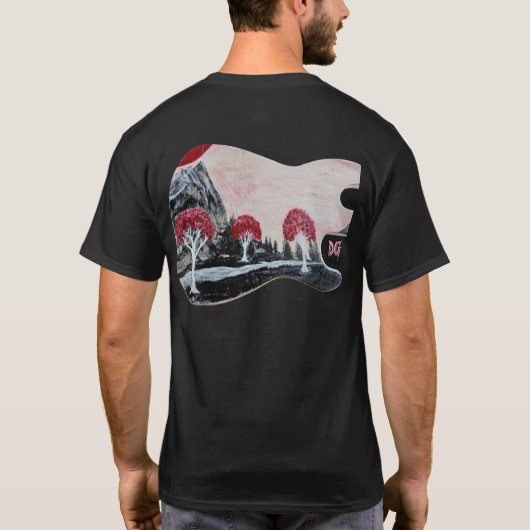 DG Paintings Red Sun Valley shirt (Rückseite)