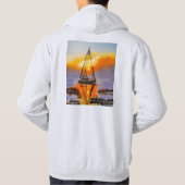 DG Paintings Segelboot Hoodie V2 (Rückseite)