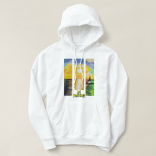 DG Paintings Sonnenaufgang Segel T-Shirt V2 Hoodie