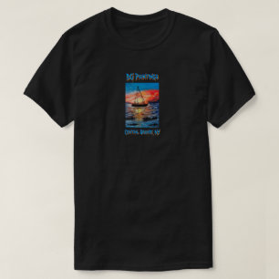 DG Paintings Sonnenuntergang Segel Central Square  T-Shirt
