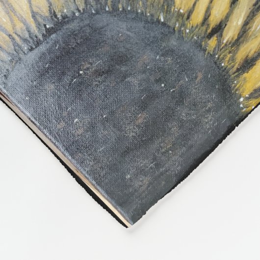 DG Paintings Sunflower Fields Blanket Fleecedecke (Ecke)