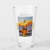 DG Paintings Sunrise Sail Glas (Rückseite)