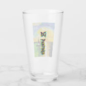 DG Paintings Sunset Sail Glas (Rückseite)
