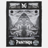 DG Paintings Wild Mountain Blanket Fleecedecke (Vorderseite)
