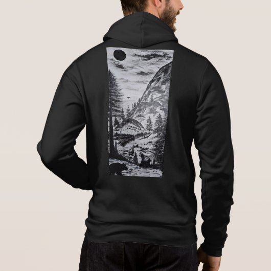 DG Paintings Wild Mountain sweatshirt (Rückseite)
