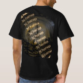 DG Paintings Wolf Moon Valley T-Shirt (Rückseite)