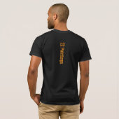 DG Paints Sunset Waterside Reflections Tshirt (Schwarz voll)