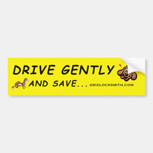 DGAS+Hund+ Autoaufkleber (Vorne)