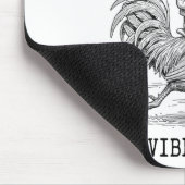 Dger Riding Chicken Meme Sorry Gotta Go Vibes sind Mousepad (Ecke)