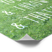 DGM-Glück auf einer Festplatte Poster (Ecke)