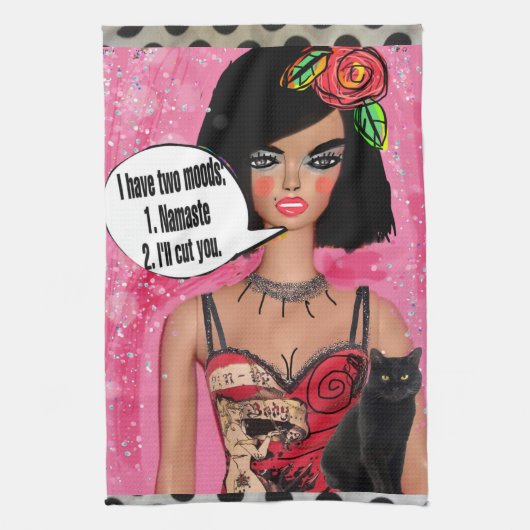 DH Handtuch habe ich zwei Stimmungen: Namaste oder (Vertikal)