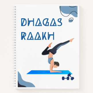 Dhagas Raakh Yoga - Inspiriert SpiralNotebook Notizblock