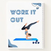 Dhagas Raakh Yoga - Inspiriert SpiralNotebook Notizblock (Rückseite)