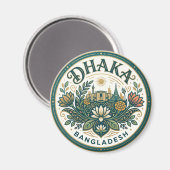 Dhaka Bangladesch Magnet (Vorderseite/Rückseite)