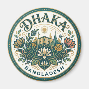 Dhaka Bangladesch Magnet