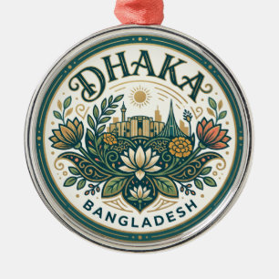 Dhaka Bangladesch Ornament Aus Metall