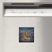Dhaka Bangladesch Reise Geschenk 🗺️ Magnet (In Situ (Geschirrspüler))