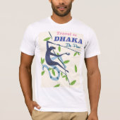 Dhaka, Bangladesch, Vintages Urlaubsplakat. T-Shirt (Vorderseite)