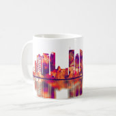 Dhaka Bangladesh Skyline Kaffeetasse (Vorderseite Links)