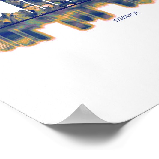 Dhaka Skyline Poster (Ecke)