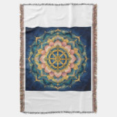 Dhamar-Lotus-Mandala Decke (Vorderseite Vertikal)