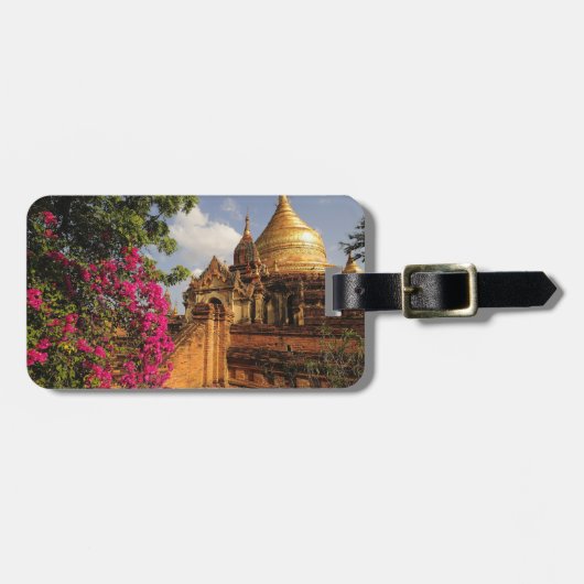 Dhamma Yazaka Pagoda in Bagan (Pagan), Myanmar Gepäckanhänger (Vorderseite horizontal)