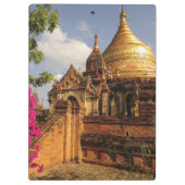 Dhamma Yazaka Pagoda in Bagan (Pagan), Myanmar Klemmbrett (Rückseite)