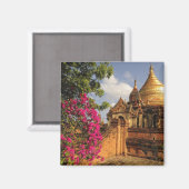 Dhamma Yazaka Pagoda in Bagan (Pagan), Myanmar Magnet (Vorderseite/Rückseite)