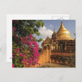 Dhamma Yazaka Pagoda in Bagan (Pagan), Myanmar Postkarte (Vorne/Hinten)