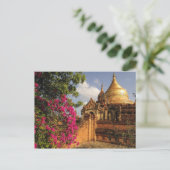 Dhamma Yazaka Pagoda in Bagan (Pagan), Myanmar Postkarte (Stehend Vorderseite)