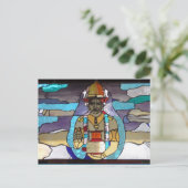 Dhanvantari Postkarte (Stehend Vorderseite)