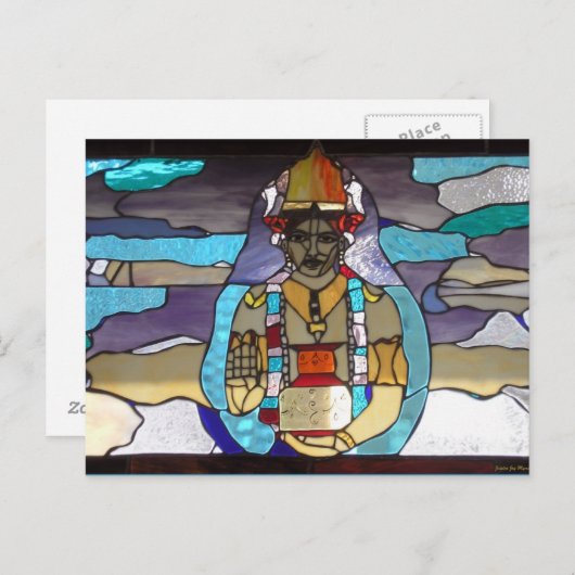 Dhanvantari Postkarte (Vorne/Hinten)