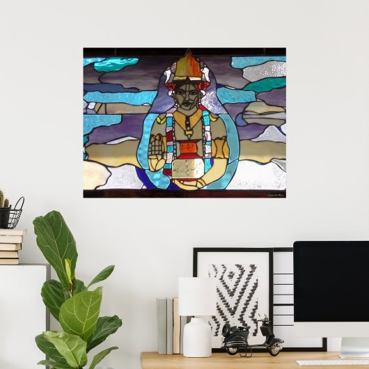 Dhanvantari Print/Poster Poster (Heimbüro)