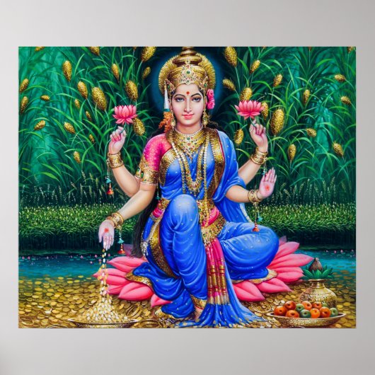 Dhanya Lakshmi von Sapar Brothers Poster (Vorne)