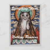 Dharma Cat Impermanency Postcard Postkarte (Vorderseite)